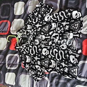 Occult Crop Button Up